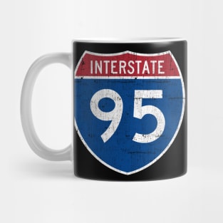 I-95 -- Vintage Look Design Mug